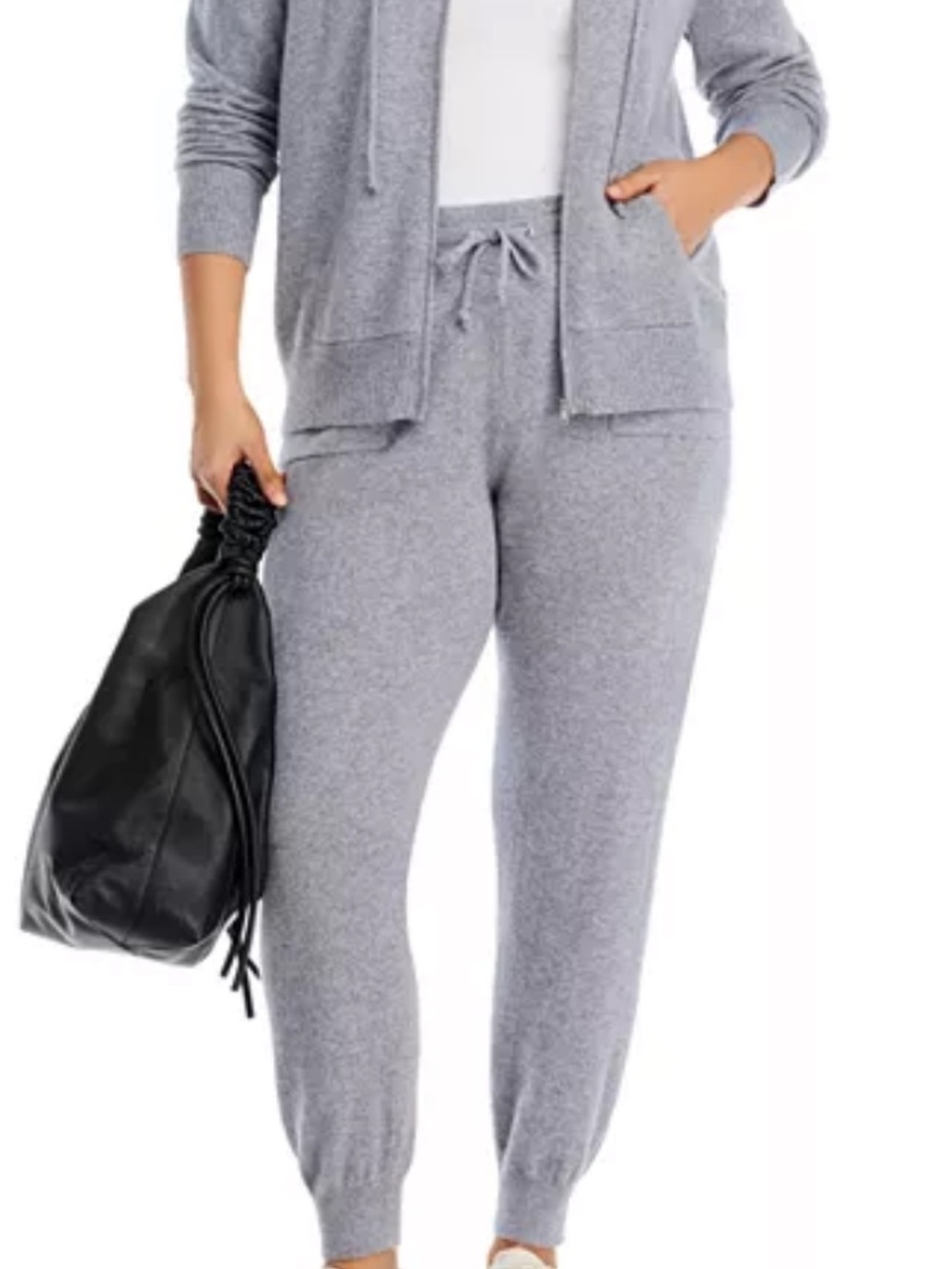 Cashmere Set Hooded Pullover and Jogger Pants Set - Picture 3 of 3